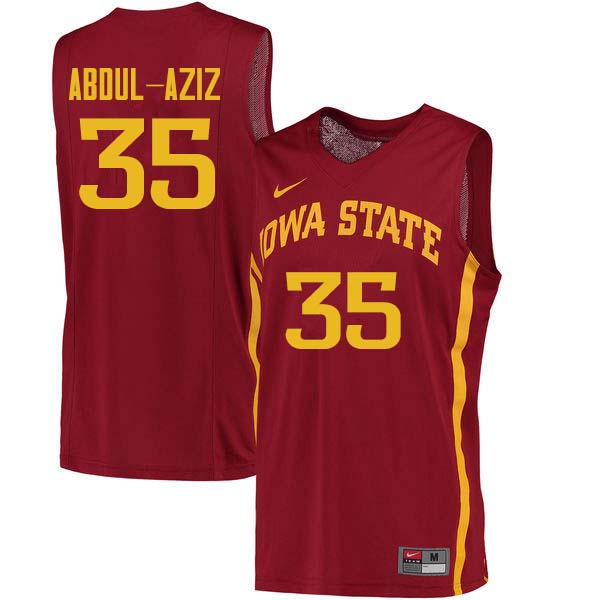 Men #35 Zaid Abdul-Aziz Iowa State Cyclones College Basketball Jerseys Sale-Cardinal - Click Image to Close